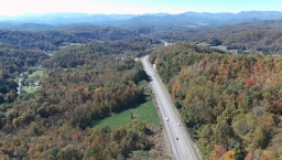 Drone shots franklin n.c. 2023-03-18